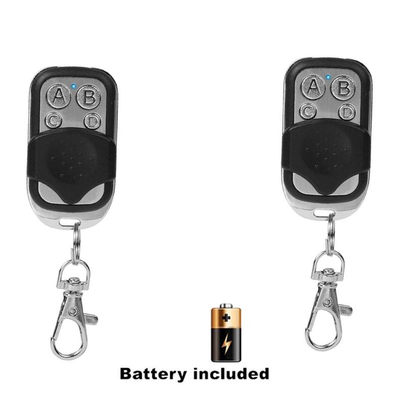 Universal Copy Remote Control 433MHz Wireless RF Remote Controller for Electric Gates Garage Door Car Motorcycle Alarm System Clone Remotes