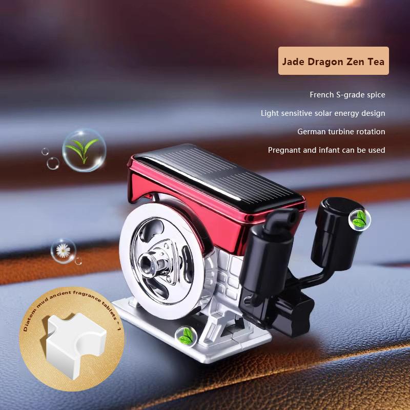 Автомобильные масляные диффузоры Вращающийся автомобильный диффузор духов на солнечных батареях Имитация двигателя трактора Автомобильный диффузор духов Автомобильная ароматерапия