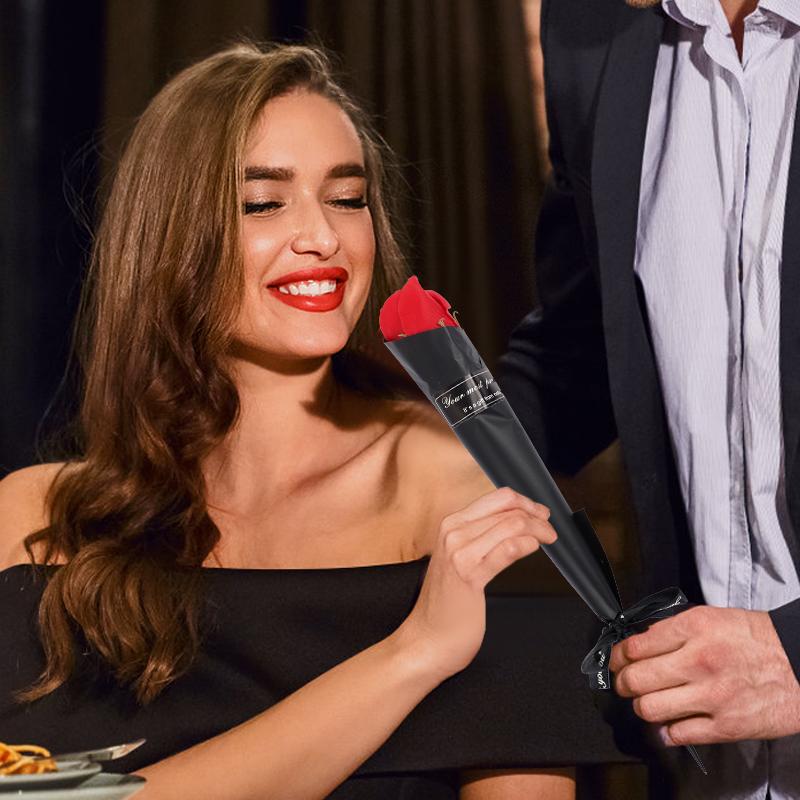 5-20pcs Soap Rose Artificial Flower Valentines Day Gift Wedding DIY Flower Bouquet Birthday Party Gift for Guests Eternal Rose