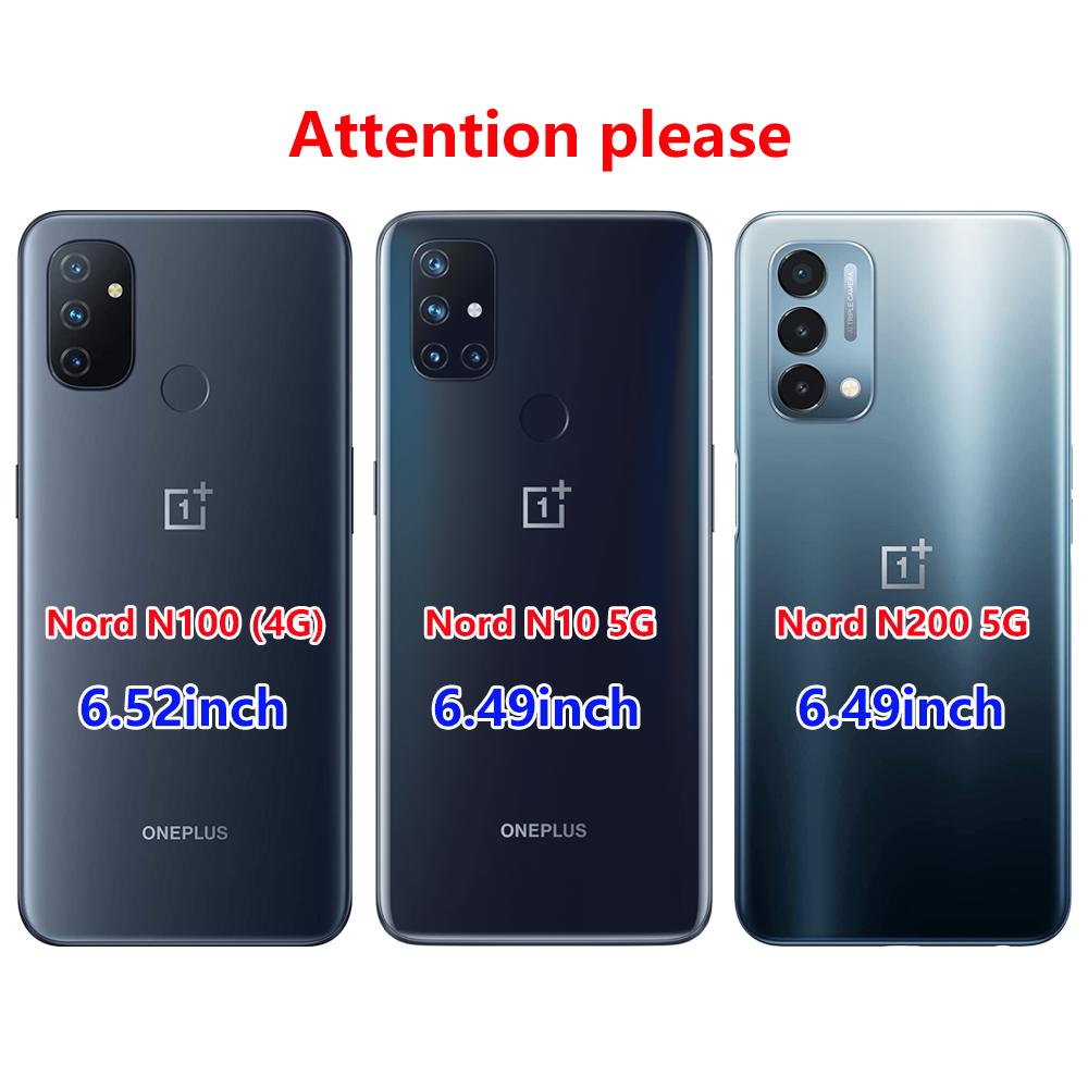 Case For OnePlus Nord N100 N10 5G N200 5G Case Silicon Phone Back Cover For One Plus Nord N10 5G N100 4G Bumper Black Tpu Case