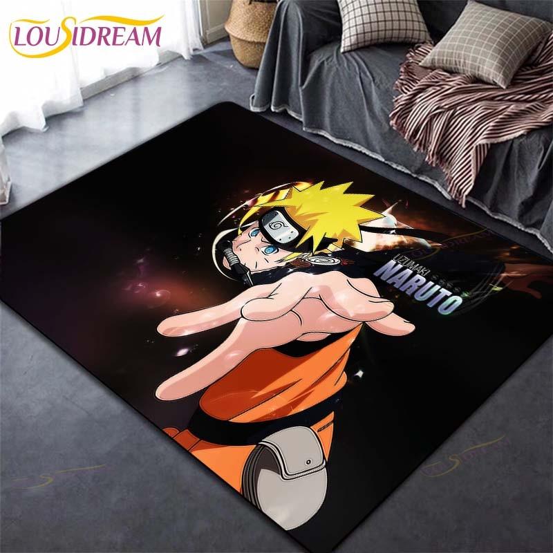 Коврик в стиле аниме, ковер, ковры Наруто для гостиной, мягкий напольный коврик, коврики для спальни, дверной коврик, нескользящие коврики, коврик для ванной