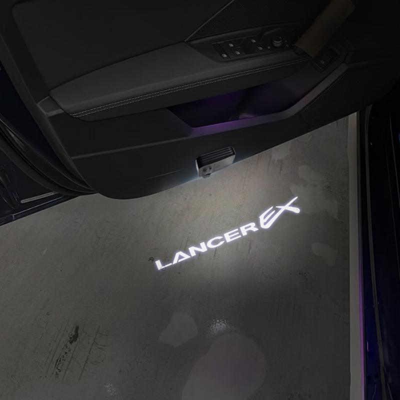 HD LED для Mitsubishi Outlander Pajero ASX Lancer EX Eclipse Cross Логотип Подсветка двери автомобиля HD Проектор Приветственная лампа