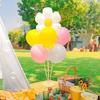 5 компл., комплект подставок для воздушных шаров, стабильный, прозрачный, простая установка, держатель для палочек для воздушных шаров с основанием, украшения для дня рождения, детского душа, вечеринки