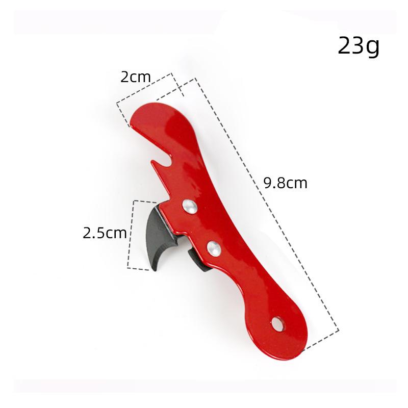 Многофункциональная открывалка для бутылок из нержавеющей стали, безопасная боковая вырезка, ручная открывалка для консервных банок, эргономичная открывалка для консервных банок, кухонные инструменты