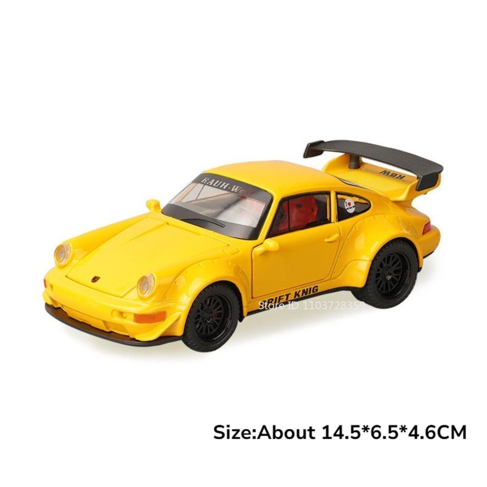 1:32 964 GT3RS Суперкар Модель Игрушки Металлический Литой Двери Открываются Оттянуть Назад Резиновые Шины Симуляция Салона Коллекция Спортивные Автомобили