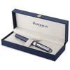 WATERMAN Exception Slim Blue CT Перьевая Ручка Тонкое Перо Подарок Премиум Официальный Номер Продукта 2214314 Ручка, Перо, В Коробке, Качество, Импортный,