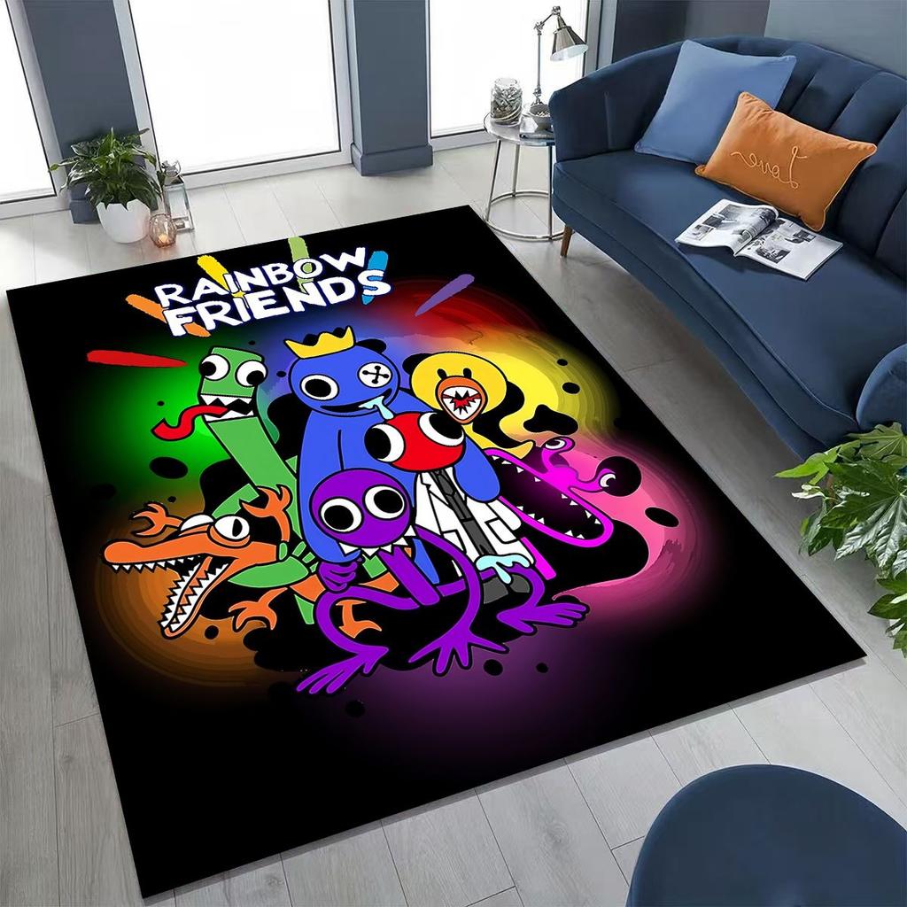 Игровой 3D ковер R-Rainbow F-Friends Мультяшный Арт для Спальни Гостиной Дивана Дома, Входной коврик, Большой Нескользящий коврик для детской игровой