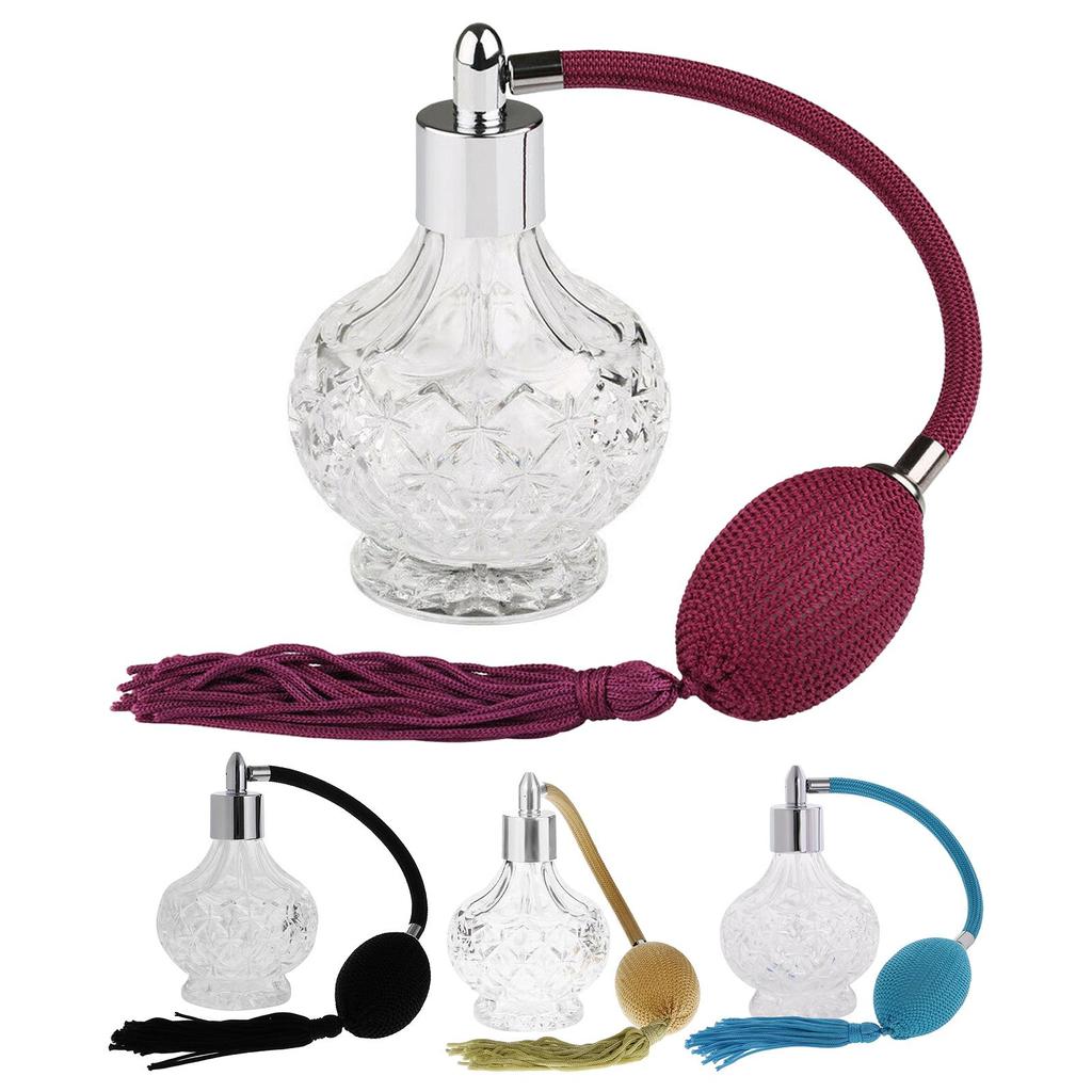 Стеклянный флакон для духов Refill Classic Sprayer Пустой флакон с длинной кисточкой Vintage