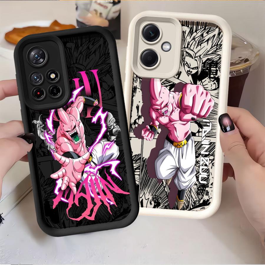 Мягкий чехол для телефона для Xiaomi Redmi Note 12s 10 11 12 Pro 13 14 Pro Plus 11s Dragon Bll Majin Buu