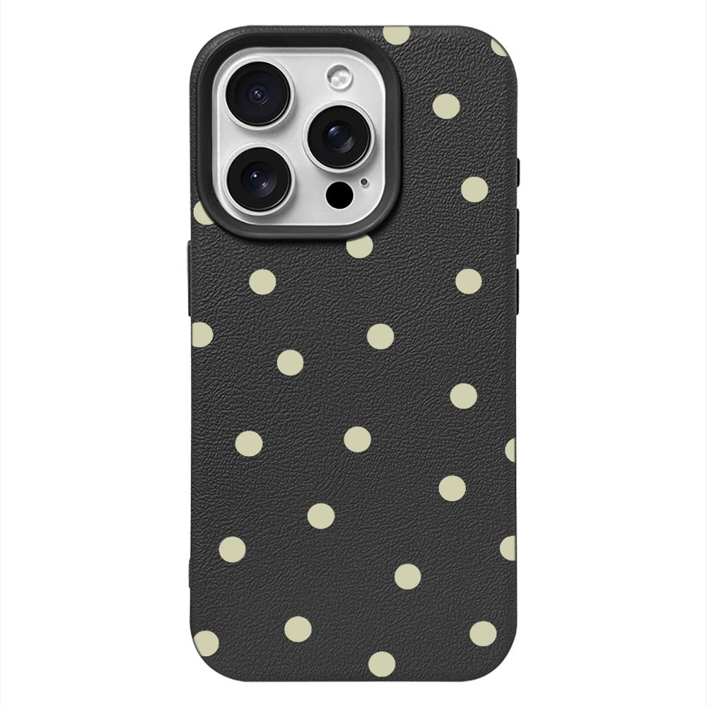 INS Чехол для телефона в горошек, свежий, маленький, для iPhone 17 14 16 15 12 11 Pro Max 13 17 Plus, мягкий силиконовый чехол Fundas