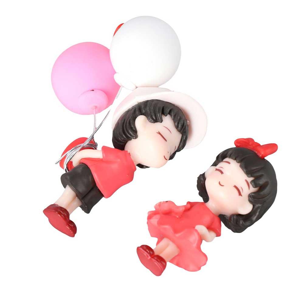 Center Console Anime Couples Cartoon Couples Model Car Ornament Dashboard Figurine Car Decoration