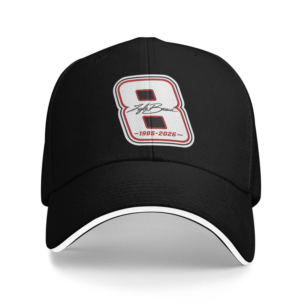 Number Kyle Busch Rip Baseball Caps Casual Sandwich Hats for Unisex Women Polyester Sun Hat Outdoor