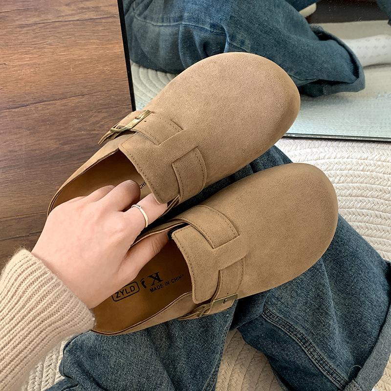 Модные и легкие ретро платформенные Birkenstocks женская верхняя одежда увеличивающая рост однопедальная сумка головка тапочки