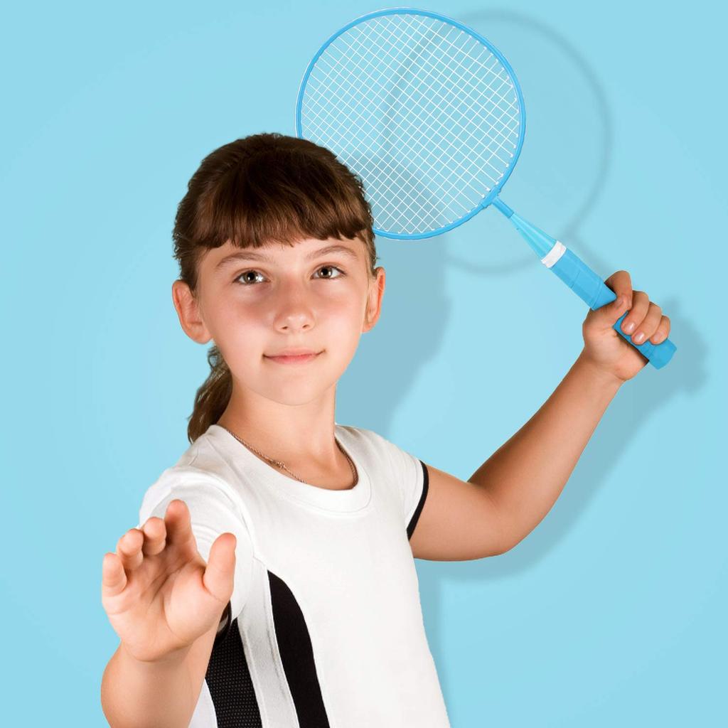 Качественный легкий набор ракеток для бадминтона для игр в помещении и на улице для детей и начинающих, тренировочный волан и футляр для хранения для взрослых, - ракетка,