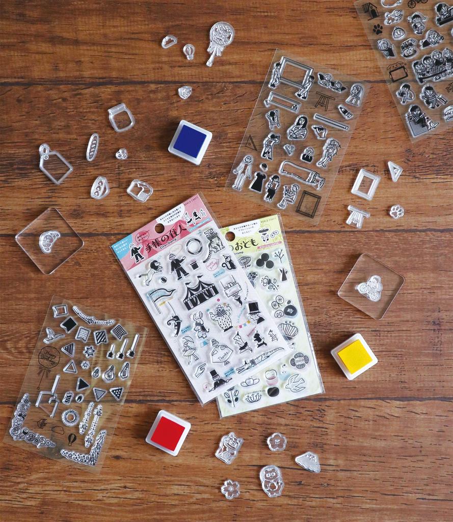 World Craft Прозрачный компаньон-планер Акриловый блок Nordic Stamps, Набор, Стиль, AZ-CS-006