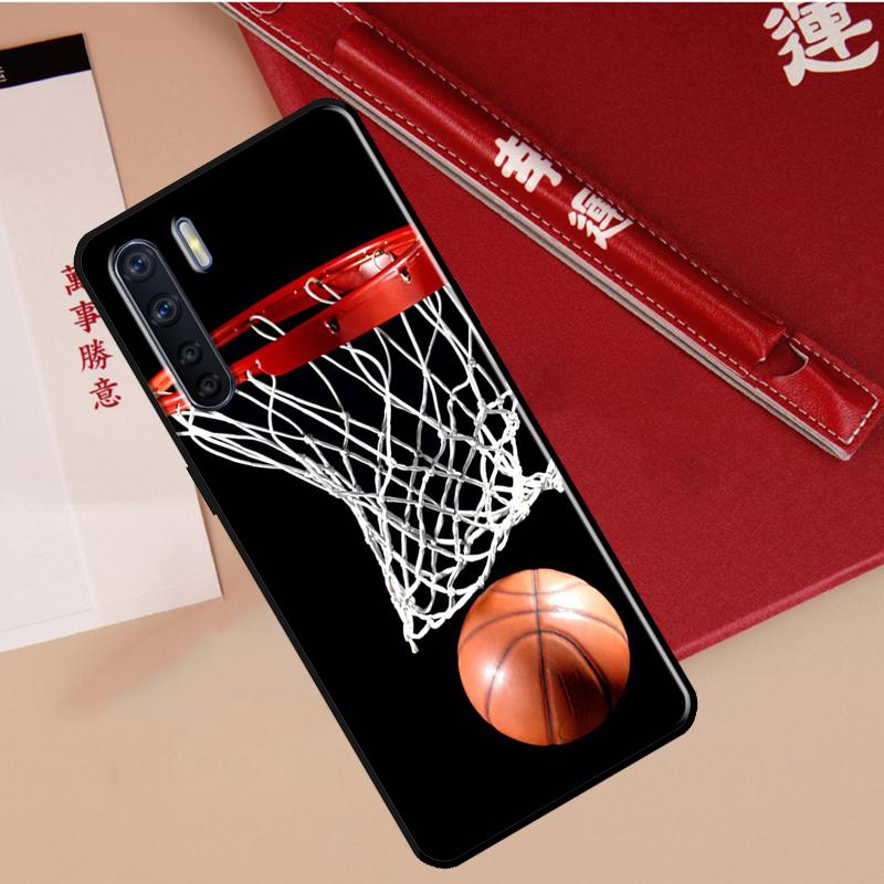 Чехол для баскетбола для Oppo A60 A98 A58 A78 A18 A38 A80 A40 A77 A57 A17 A74 A54 A94 A96 A76 A16 A15 A5 Pro