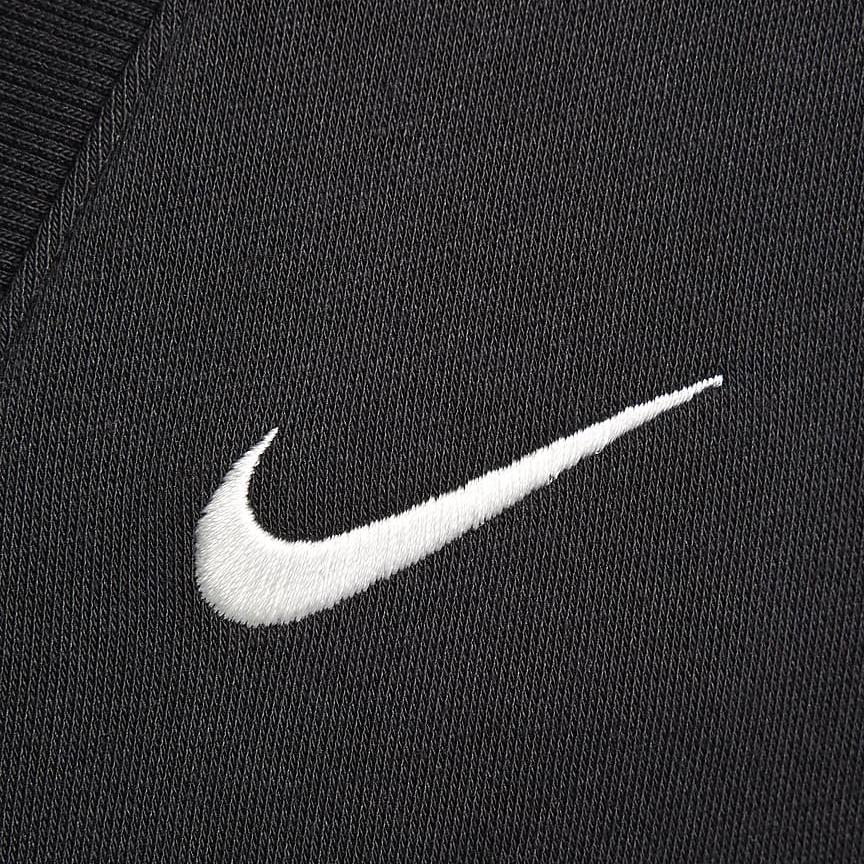 Nike Свитер женский свободный из флиса Phoenix Fleece Solid Color Plush Casual Loose Knit Tops Black FB8773-010