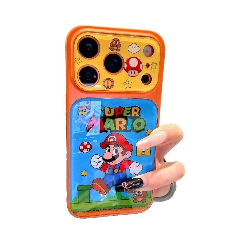 Электрический чехол для телефона Mario для iPhone 15/16 Pro/Max - Новый дизайн для девочек