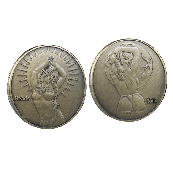 Yousheng Couples Challenge Coin Сексуальная женская двухсторонняя монета коллекционная любовная монета для взрослых монета вызова счастливая жетон для девушек для мужчин и женщин вечер свидания