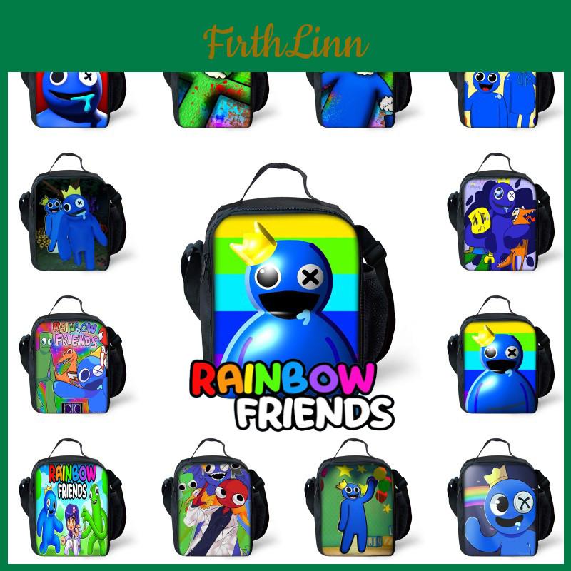 Дышащая и износостойкая сумка для ланча Roblox Rainbow Friends, идеально подходит для активного отдыха