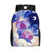 Kawaii K-Kirbys Backpacks Women Men Casual Bookbag for School College Classic Game Characters Bags