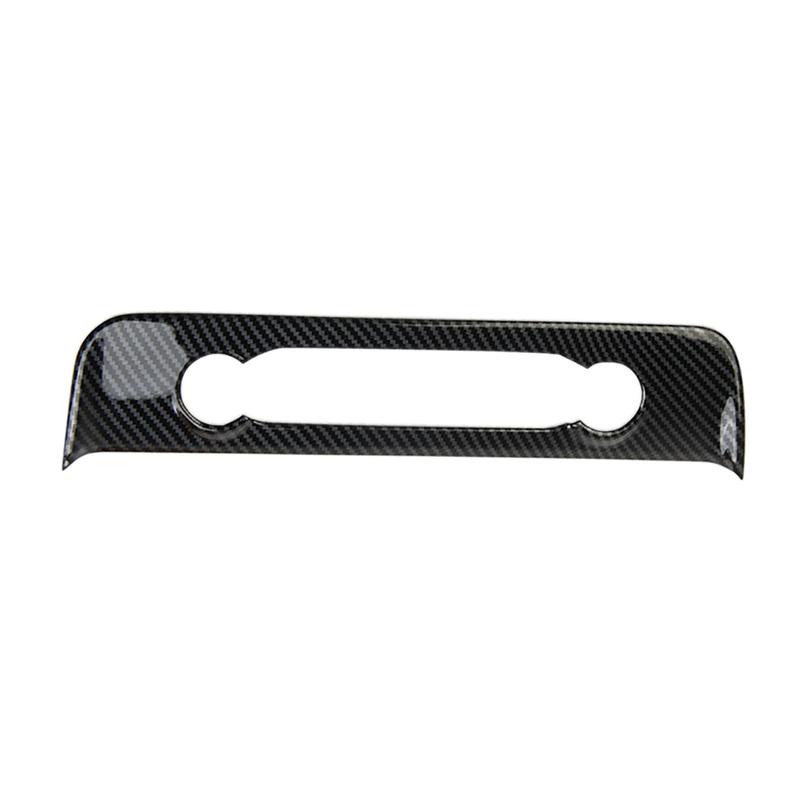Carbon Fiber Style Interior Mouldings For Ford Maverick - ABS Inner Door Armrest Window Lift Button Cover Trim