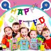 24 Pcs Robot Party Supplies Candy Gift Bags, Robot Goodie Gift Treat Bags, Kids Candy Treat Bags with Handle for Robot Themed Birthday Party