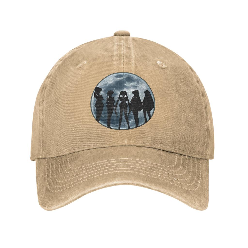 SSailor MMoon Anime Art Sun Baseball Cap Unisex Unisex Design Trucker Hat Summer Vintage Outdoor Sports Sunscreen Baseball Caps
