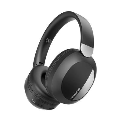 Беспроводные наушники Bluetooth Over Ear, складная стереогарнитура HiFi с шумоподавлением, басовые наушники с интеллектуальным шумоподавлением для походов в спортзал и путешествий домой