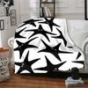 1pc Starfish Pattern Blanket Warm, Cozy, And Soft, Suitable for Sofas, Beds, Cars, And Office Use.Perfect for Camping And Travel, Making It a Great Gi
