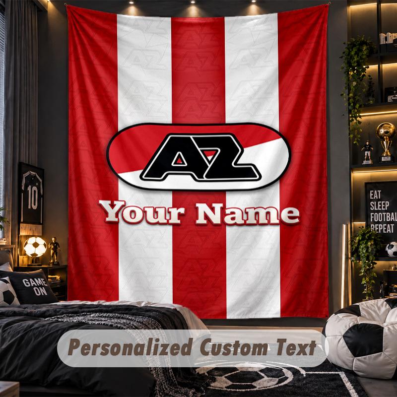 TapestryAZ Alkmaar Custom Name Text Personalized Wall Hanging Tapestry Home Wall Decor