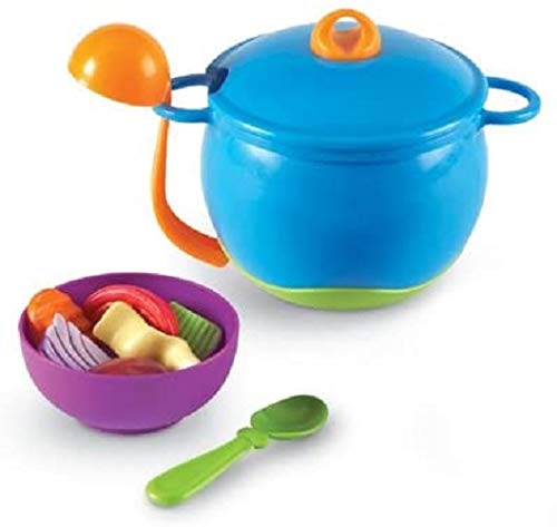 Learning Resources Let's Make Soup Play Set, 23 Pieces, LER9273, Authentic