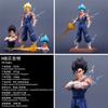 Dragon Ball Z HB Веджитто GK Коллекционная фигурка Супер Сайян Аниме Настольная модель Подарок для мальчиков Веджетто Беджитто Фьюжн Большая 30 см