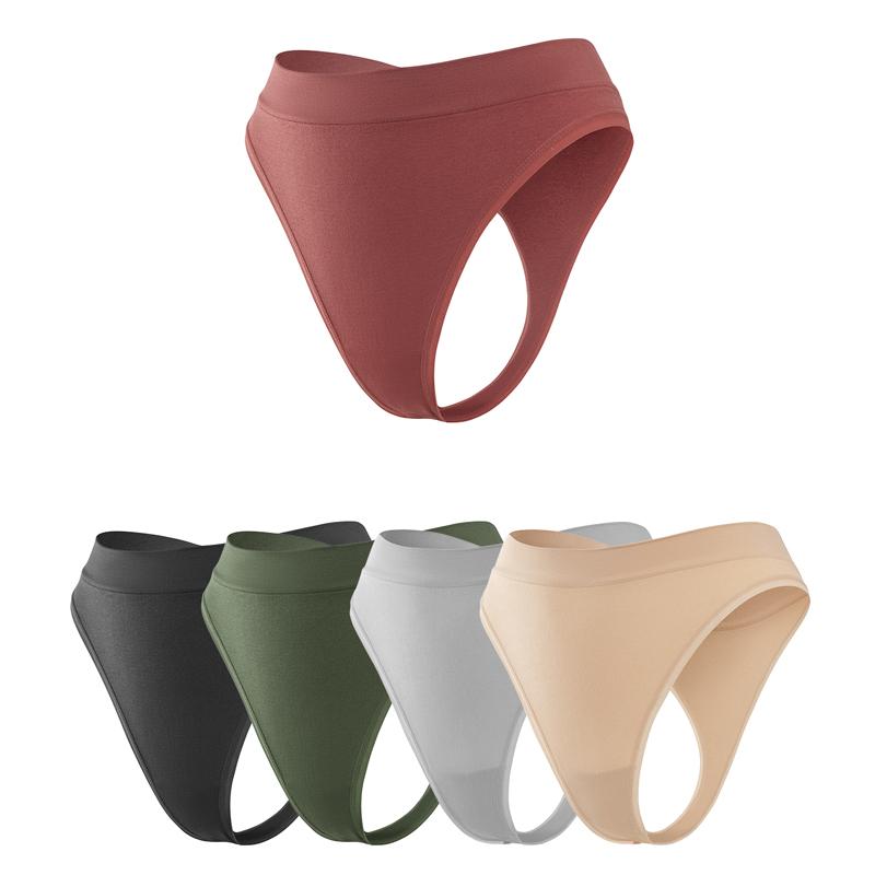 2Pcs/Lot Women Sexy 5 Color Panties Low-waist Comfort Underwear G String Thong Breathable Lingerie Temptation Intimates