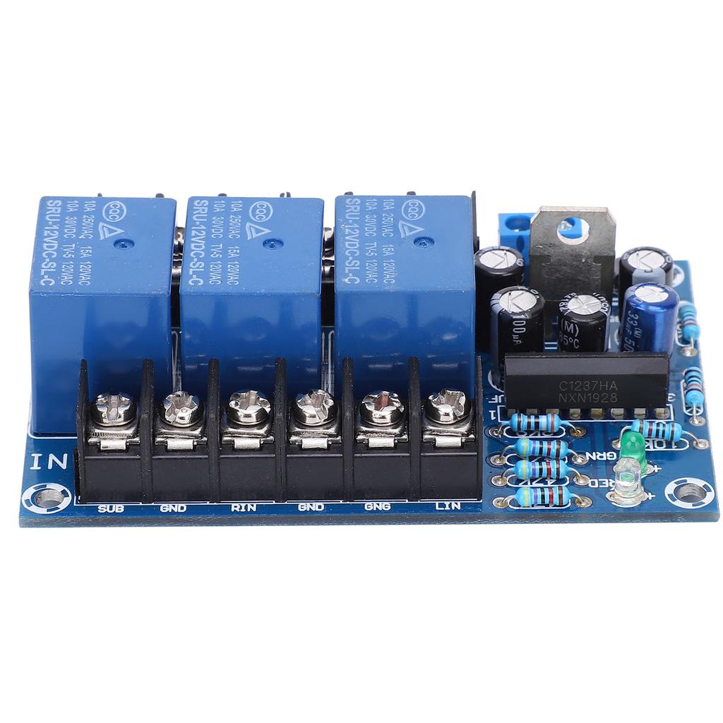3?Channel Speaker Protection Board Power Single Supply Amplifier Delayed Protection Module