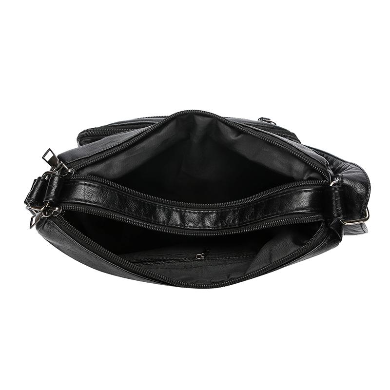 Женская многокарманная стеганая многослойная сумка через плечо AVE