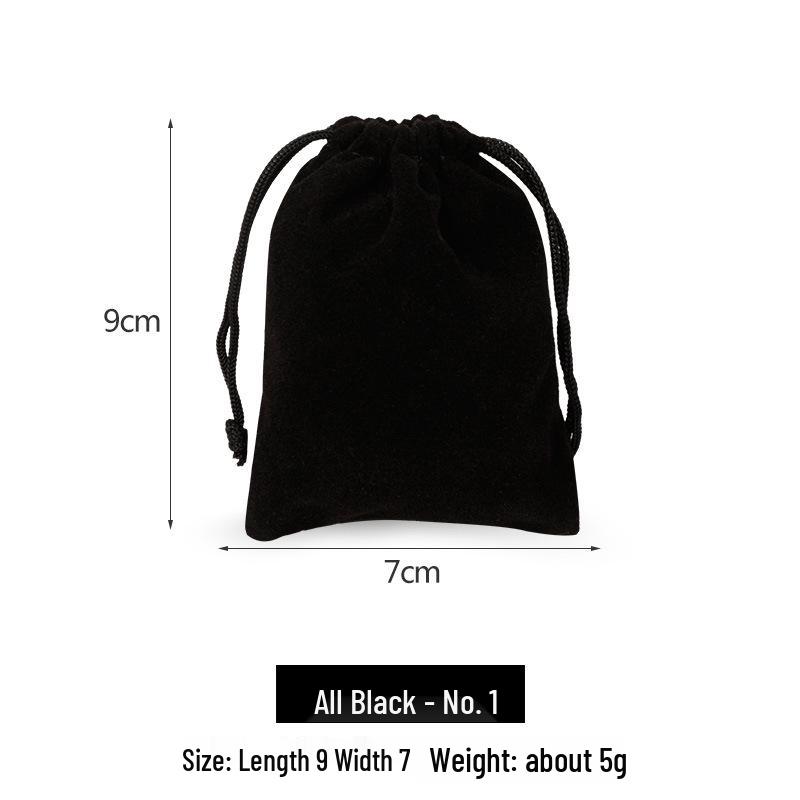 Lucky Bag Flannel and Brocade Jewelry Pouch