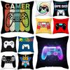 45 X 45cm Colorful Cartoon Keyboard Home Pillowcase Video Game Party Pillow Cover Happy Birthday  Decoration