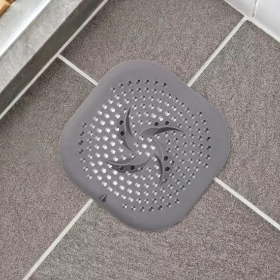 Силиконовый слив для душа, ловушка для волос, прочная защита для сливной крышки для ванной комнаты, кухни, прачечной, легкая очистка, нескользящий дизайн, аксессуары для душа