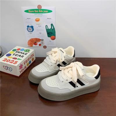 Женские кеды универсальные маленькие белые туфли на платформе повседневная обувь