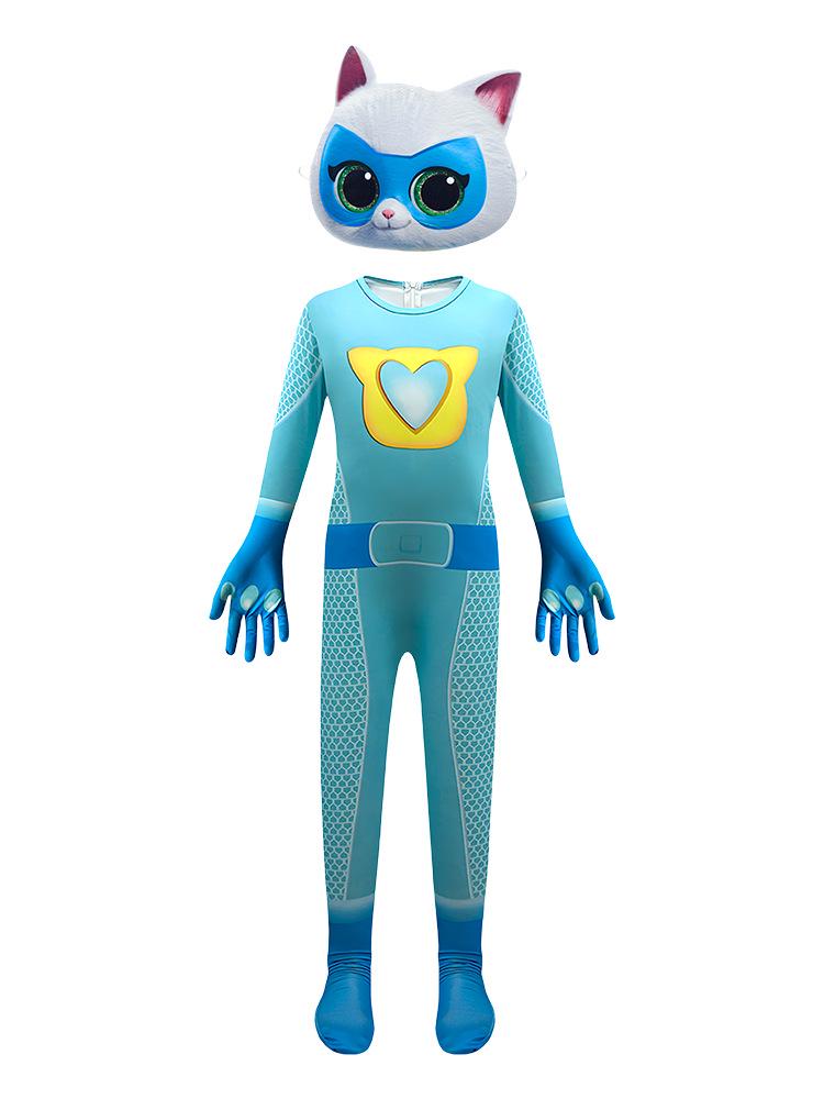 SuperKitties Team Bodysuit Cosplay Costume for Cats