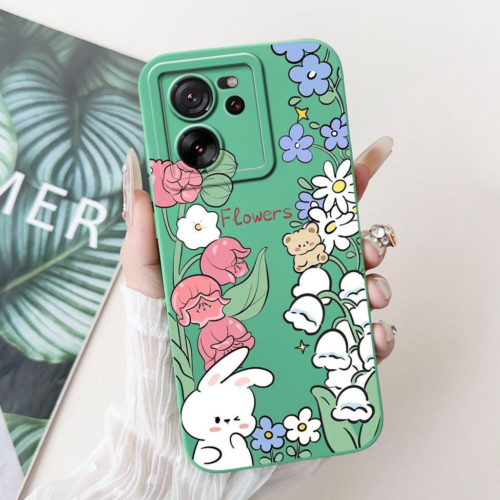 Чехол для Xiaomi 13T Pro 13T Силиконовый Милый Мультяшный Кот Модный Роскошный Забавный Ударопрочный Задняя Крышка Для Телефона Xiaomi 13T Funda