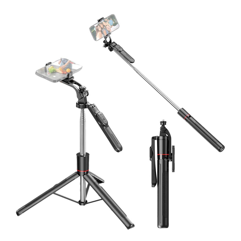 Extendable Selfie Stick Tripod with Remote Shutter 67 Inch  Phone Tripod Stand for  Live Streaming Group Photo