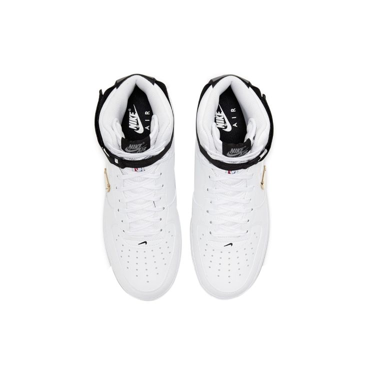 NBA x Nike Air Force 1 High 07 LV8 Белые Мужские Кроссовки Чисто-Платиновые CT2306-100