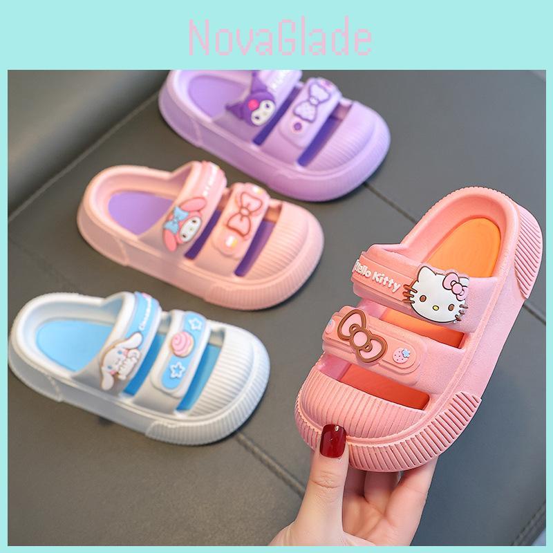 Colorful And Fun Children's Flip Flops With Looney Tunes' Big Ear Dog Print