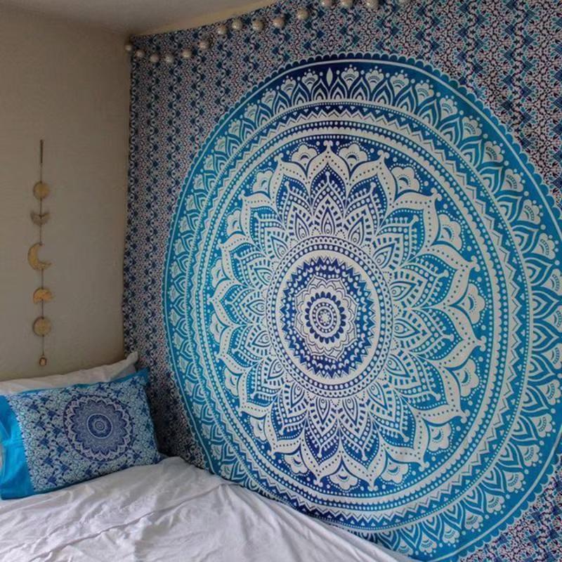 Large Mandala Indian Tapestry Wall Hanging Bohemian Home Decoration Bedroom Living Room Background Cloth Banner Room Decor