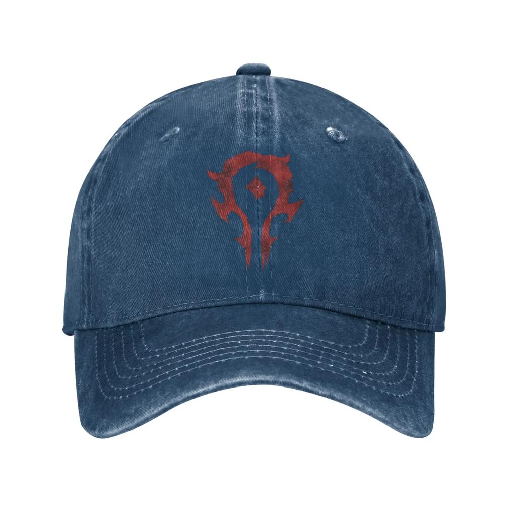 World of WarcraftLogo Trucker Hats Accessories For Unisex Women Baseball Cap Vintage Headwear Snapback Caps Adjustable