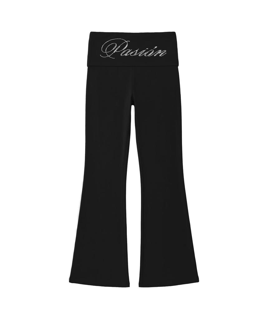 Брюки Pasion Slim Crystal Glam_Черный