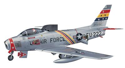 Hasegawa Масштабная модель истребителя ВВС Sabre Air Force пластиковый набор PT13 1/48 США. F-86F-30 США