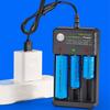 Universal 18650 Charger for 18650 18500 14500 16650 Various Lithiums Batteries, Featuring Independent Charging Slots